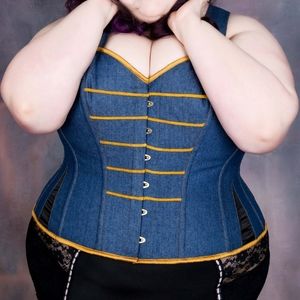Corset Story Denim Military Corset 38" Corset (Suitable for 41-42